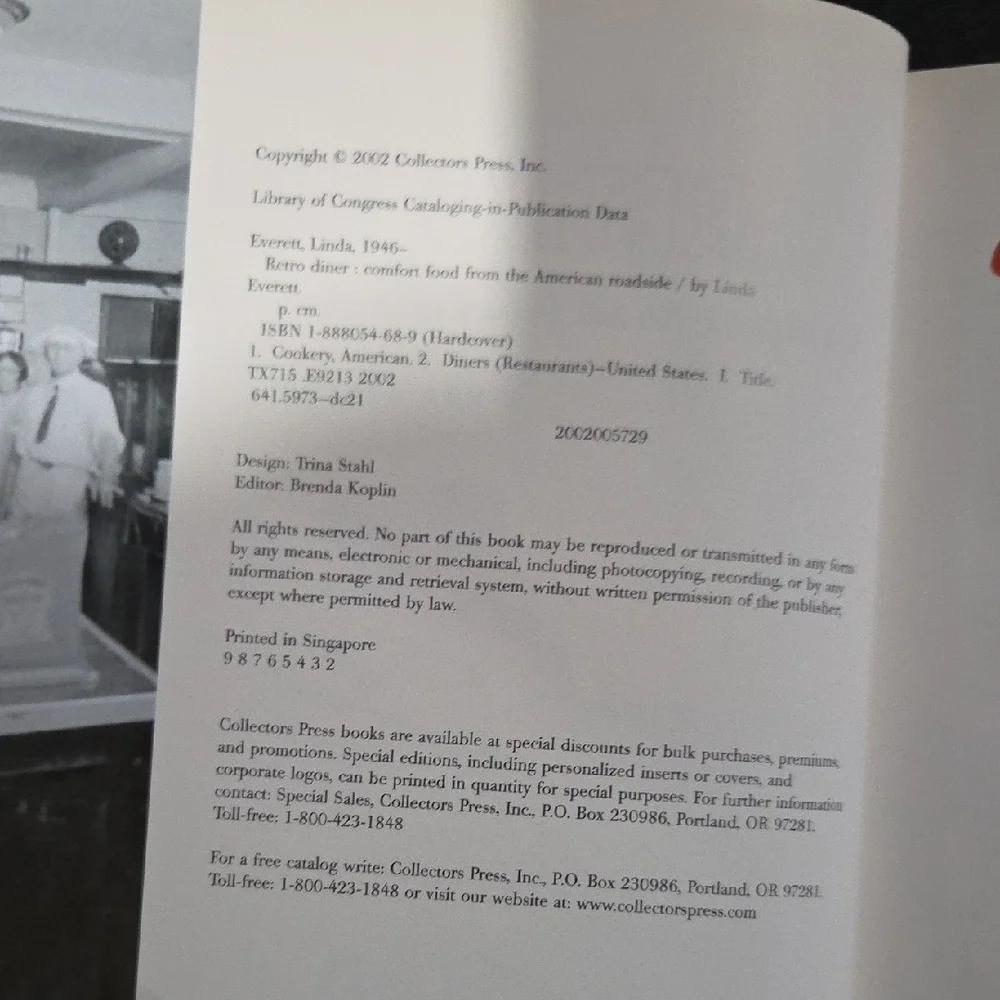 Retro Diner Cookbook